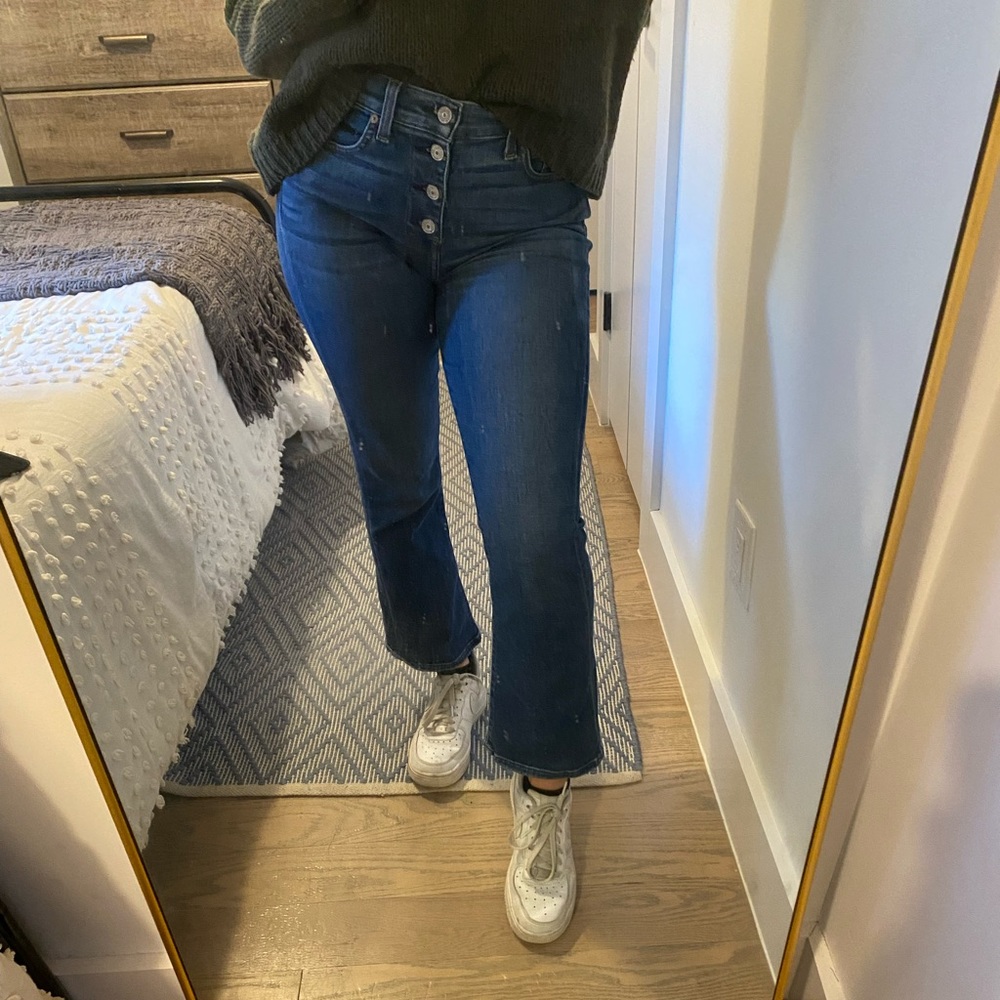 7 For All Mankind Highwaist Slim Kick Jeans